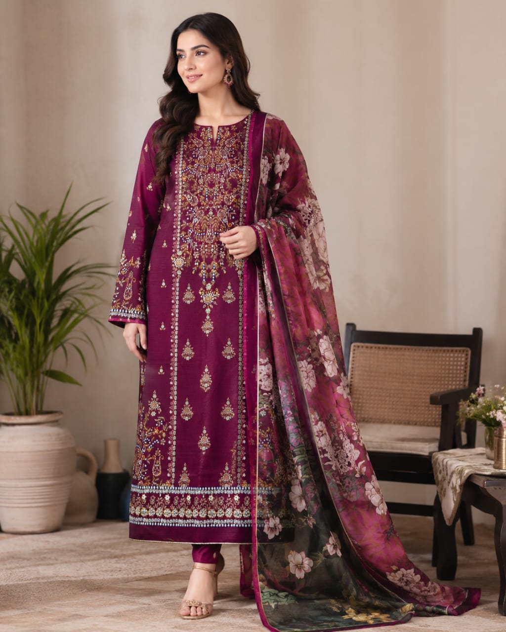 NISHAT SILK 2PC