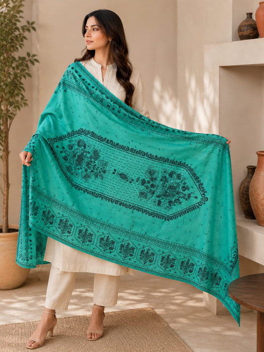 Nishat wool shawl