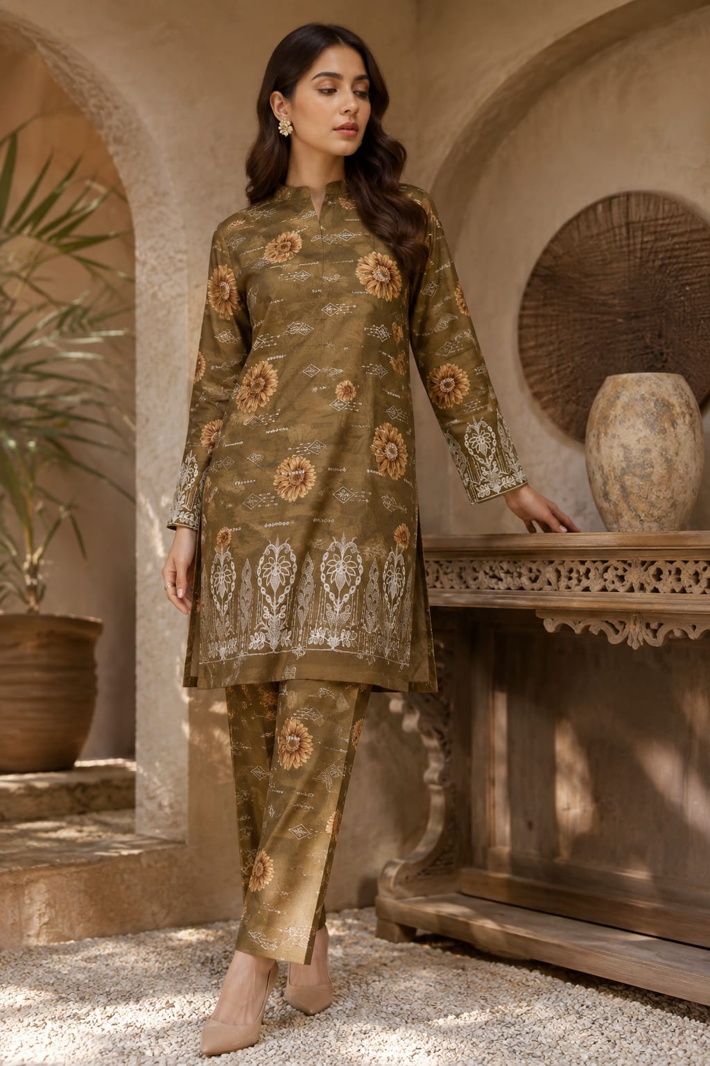 HUSSAIN REHAR EMBROIDED 2PC