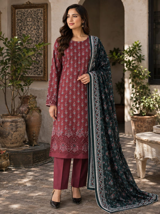 BAREEZE CHICKENKARI 3PC LAWN