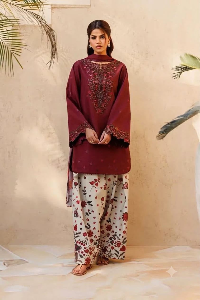 IZNIK EMBROIDED 2PC